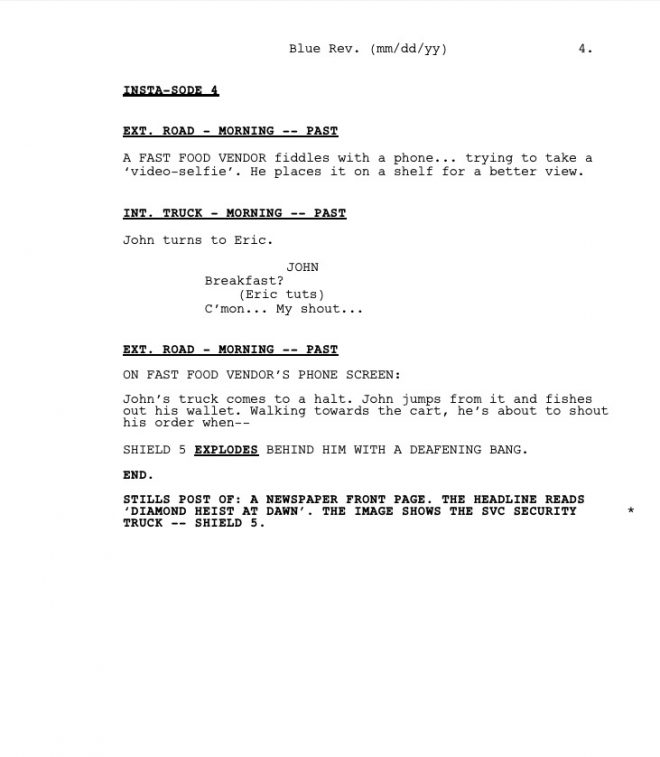 Shield 5 Episode 4: Coffee Break Script